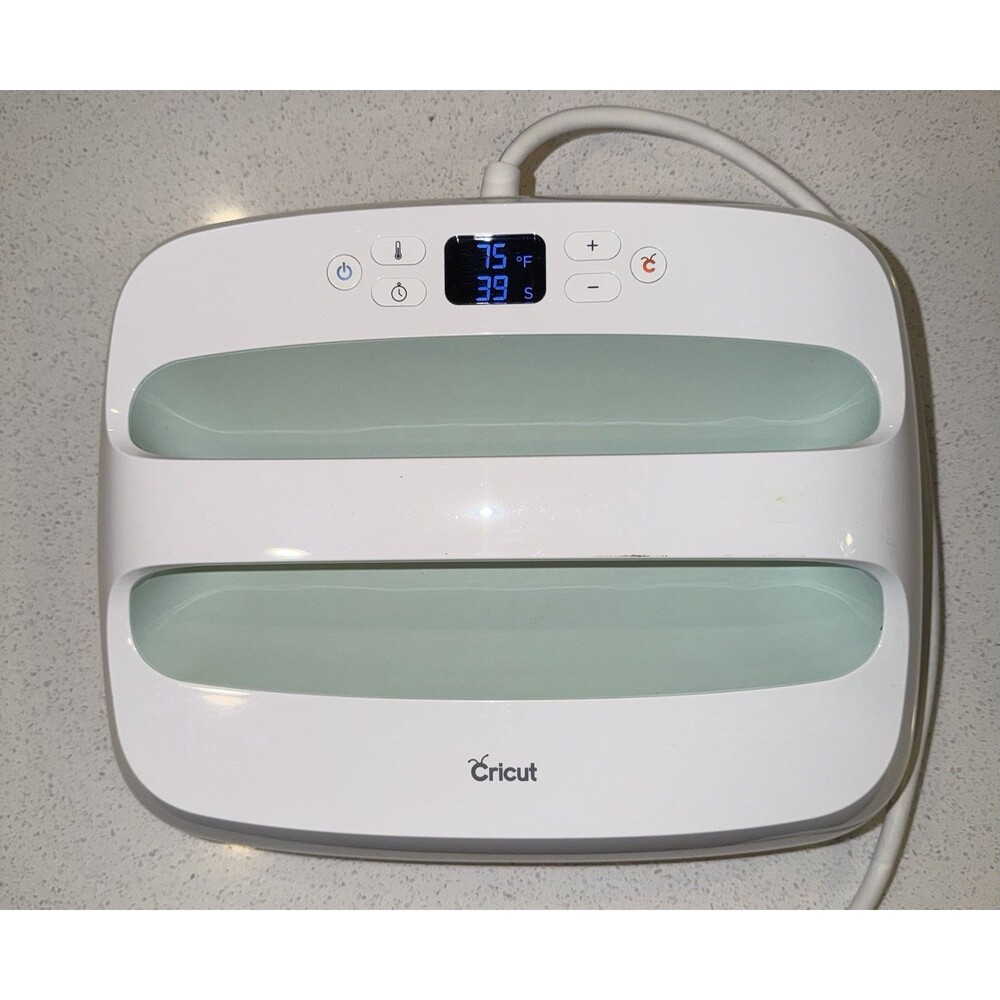 Cricut Easy Press 2 Heat Press Machine for T Shirts 12" x 10"Tested Mint Green